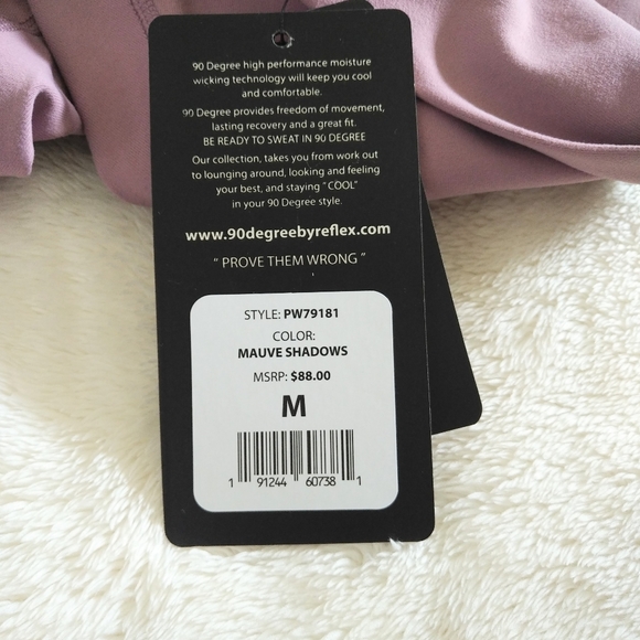 90 Degree🌡️By Reflex Ankle Length Leggings Sz M - Picture 10 of 10